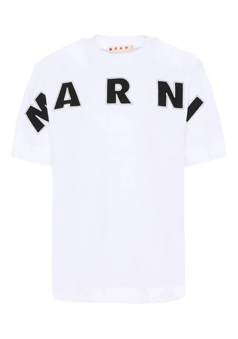 T-shirt con logo MARNI KIDS | M01265 M00RF0M100
